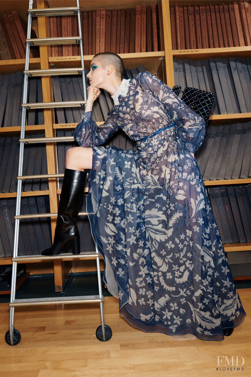 Joanna Krneta featured in  the Valentino lookbook for Pre-Fall 2020