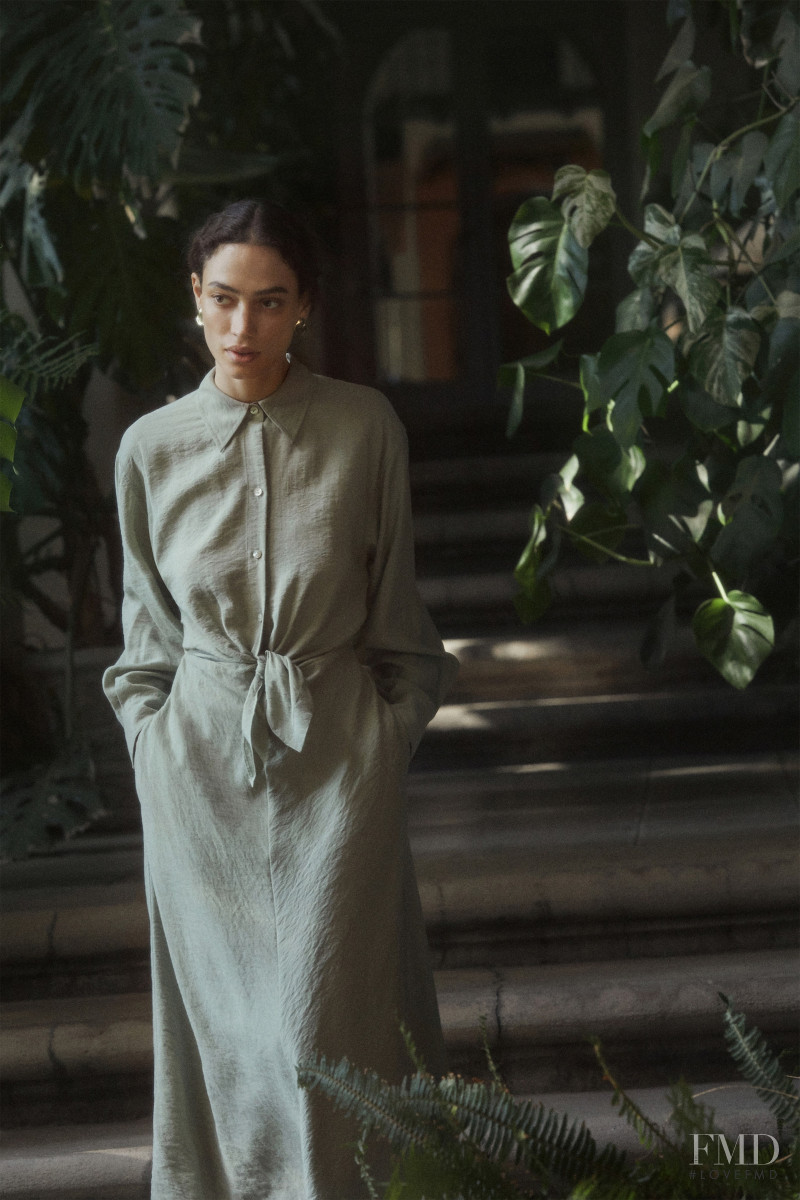 Sophie Koella featured in  the Vince lookbook for Pre-Fall 2020