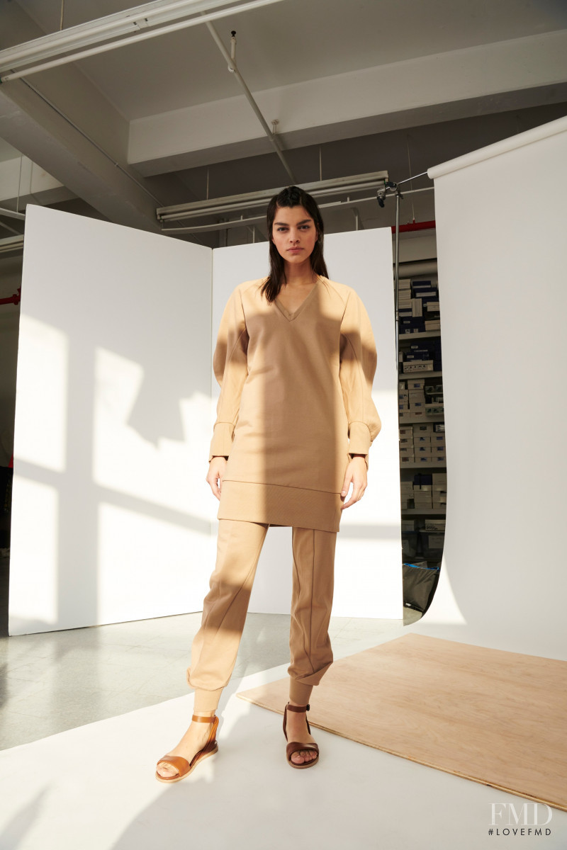 Bianca Redmerski featured in  the Zero + Maria Cornejo lookbook for Pre-Fall 2020