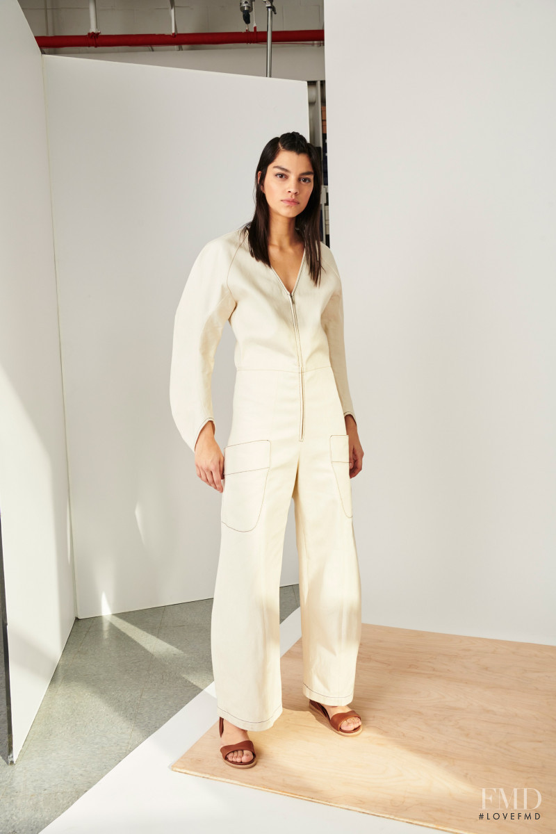 Bianca Redmerski featured in  the Zero + Maria Cornejo lookbook for Pre-Fall 2020