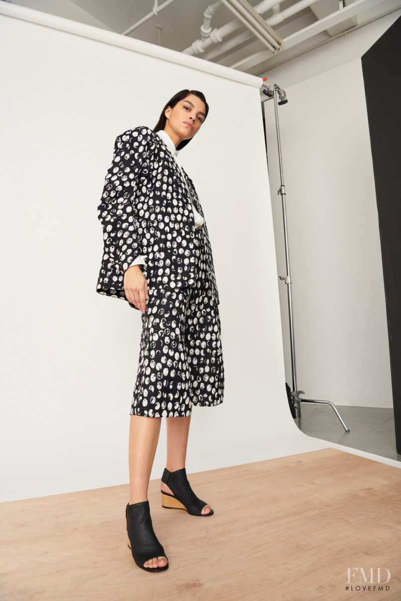 Bianca Redmerski featured in  the Zero + Maria Cornejo lookbook for Pre-Fall 2020