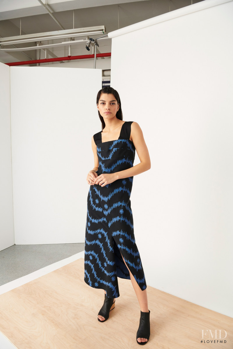 Bianca Redmerski featured in  the Zero + Maria Cornejo lookbook for Pre-Fall 2020