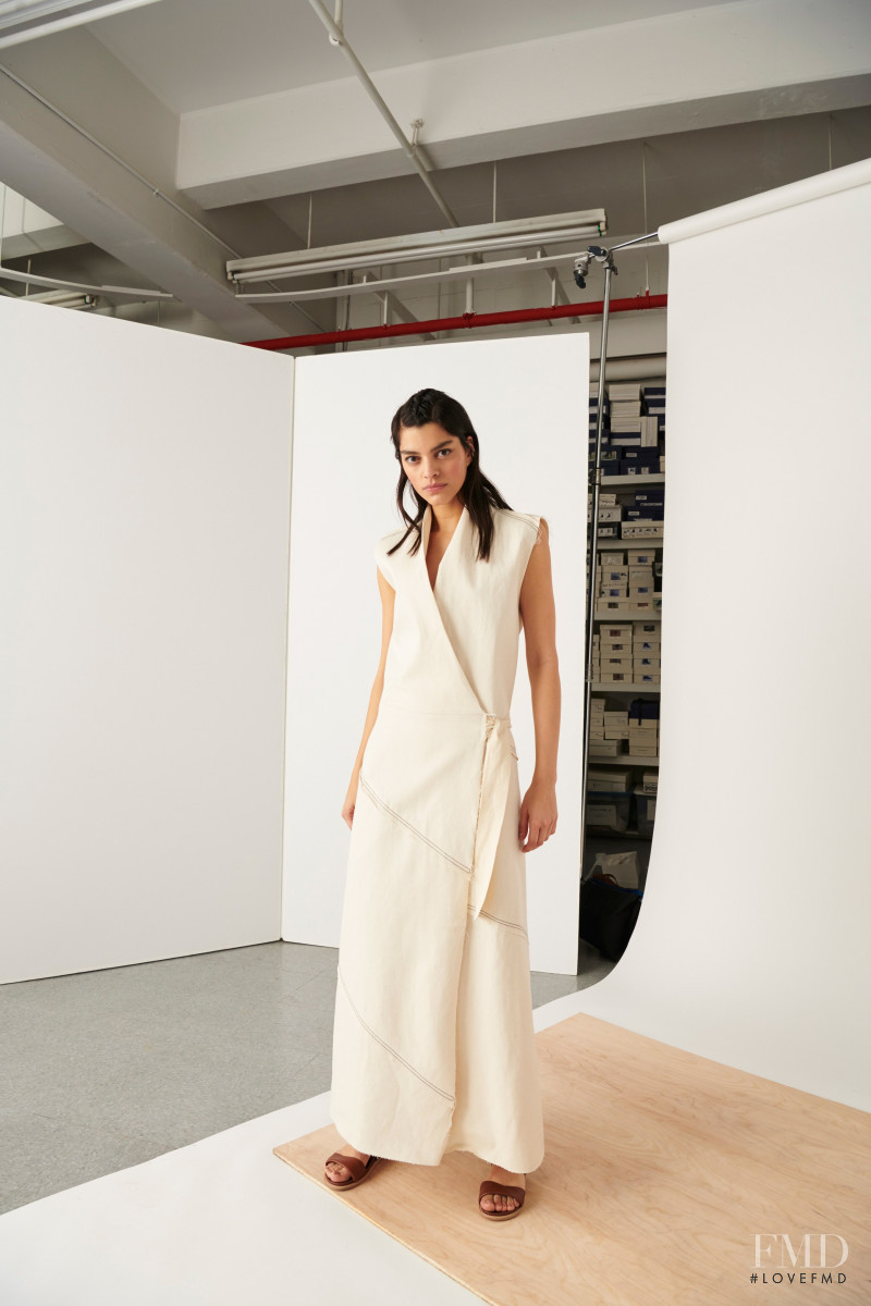 Bianca Redmerski featured in  the Zero + Maria Cornejo lookbook for Pre-Fall 2020