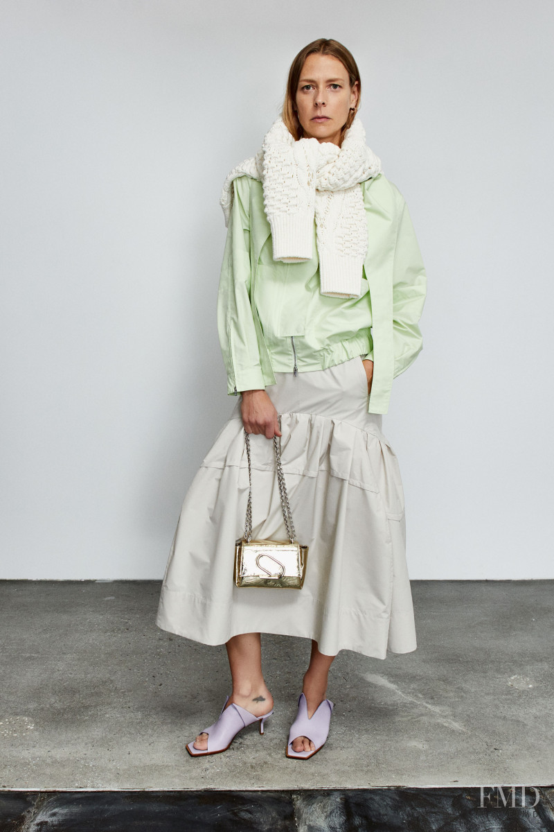 Laura Morgan featured in  the 3.1 Phillip Lim lookbook for Pre-Fall 2020