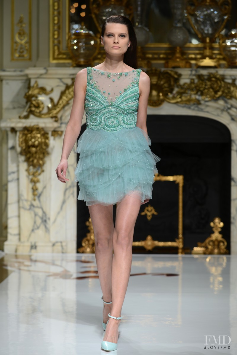 Elena Melnik featured in  the Charlotte Licha fashion show for Spring/Summer 2014