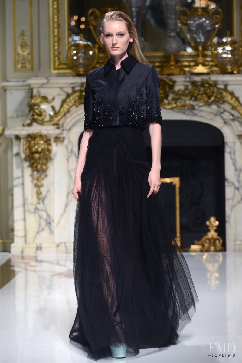 Hannare Blaauboer featured in  the Charlotte Licha fashion show for Spring/Summer 2014