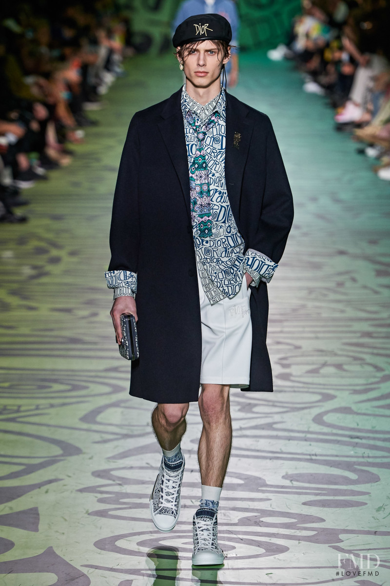 Conlan Munari featured in  the Dior Homme fashion show for Pre-Fall 2020