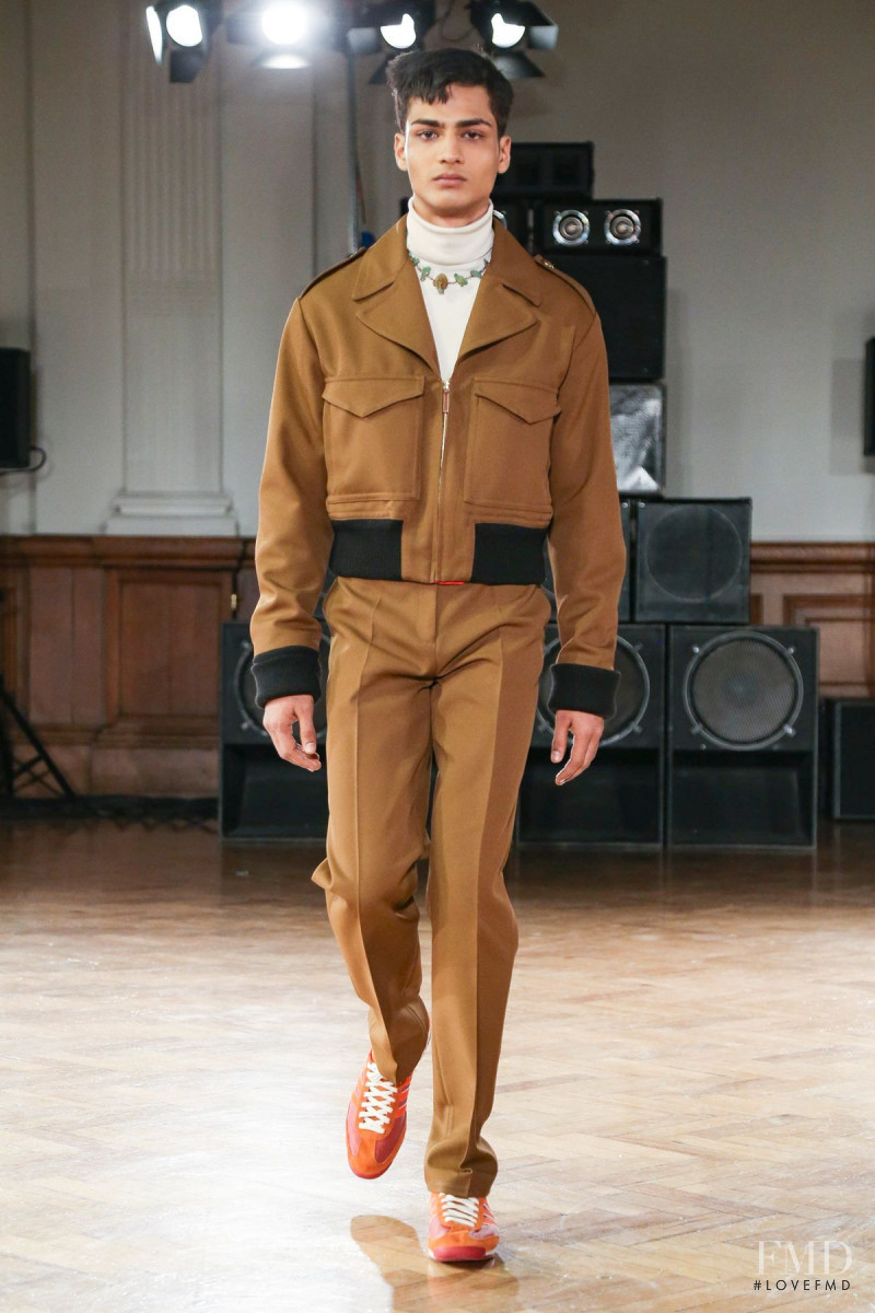Farhan Alam featured in  the Wales Bonner fashion show for Autumn/Winter 2020