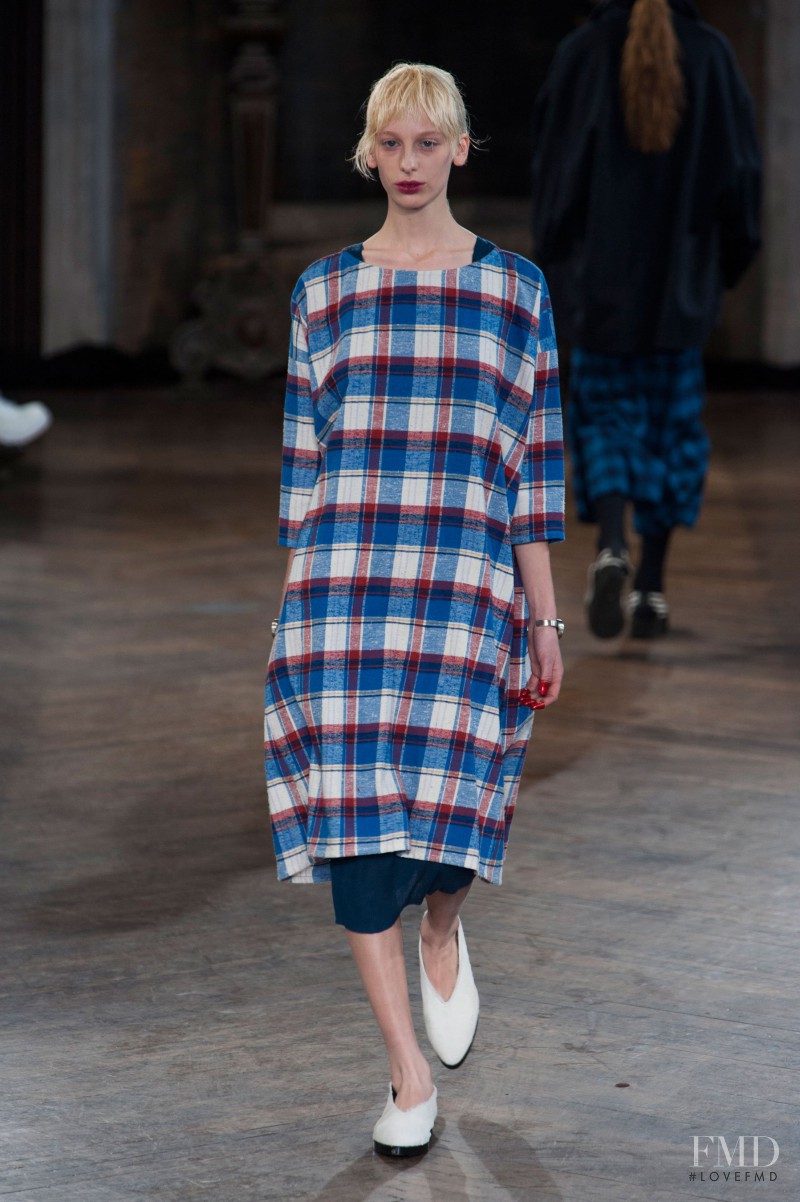 Lili Sumner featured in  the Creatures of Comfort fashion show for Autumn/Winter 2014