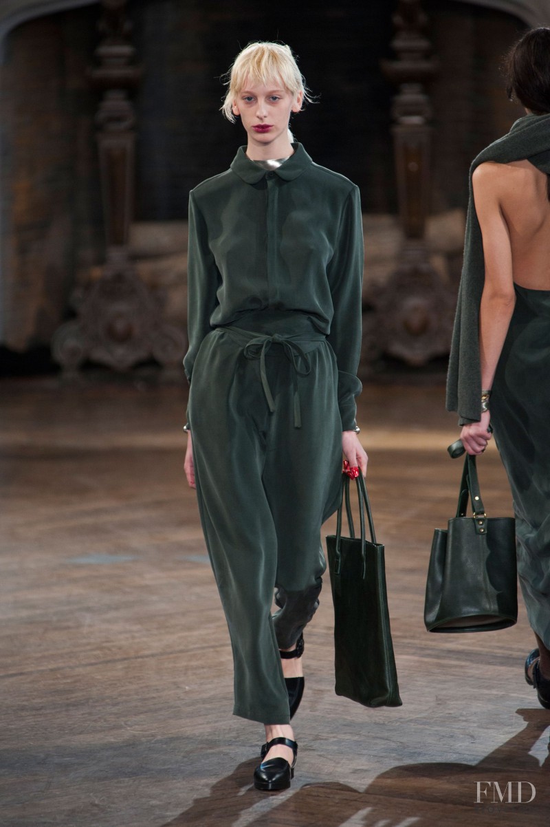 Lili Sumner featured in  the Creatures of Comfort fashion show for Autumn/Winter 2014