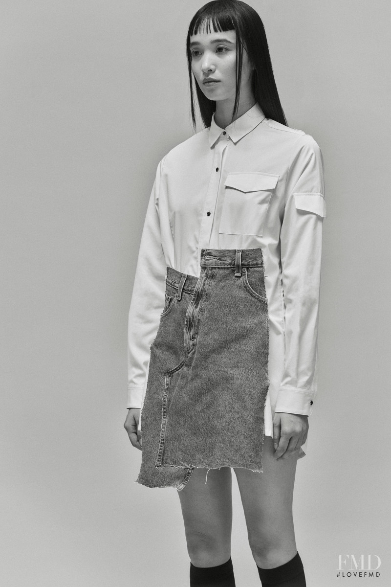 Kiko Arai featured in  the Ji Oh lookbook for Autumn/Winter 2020