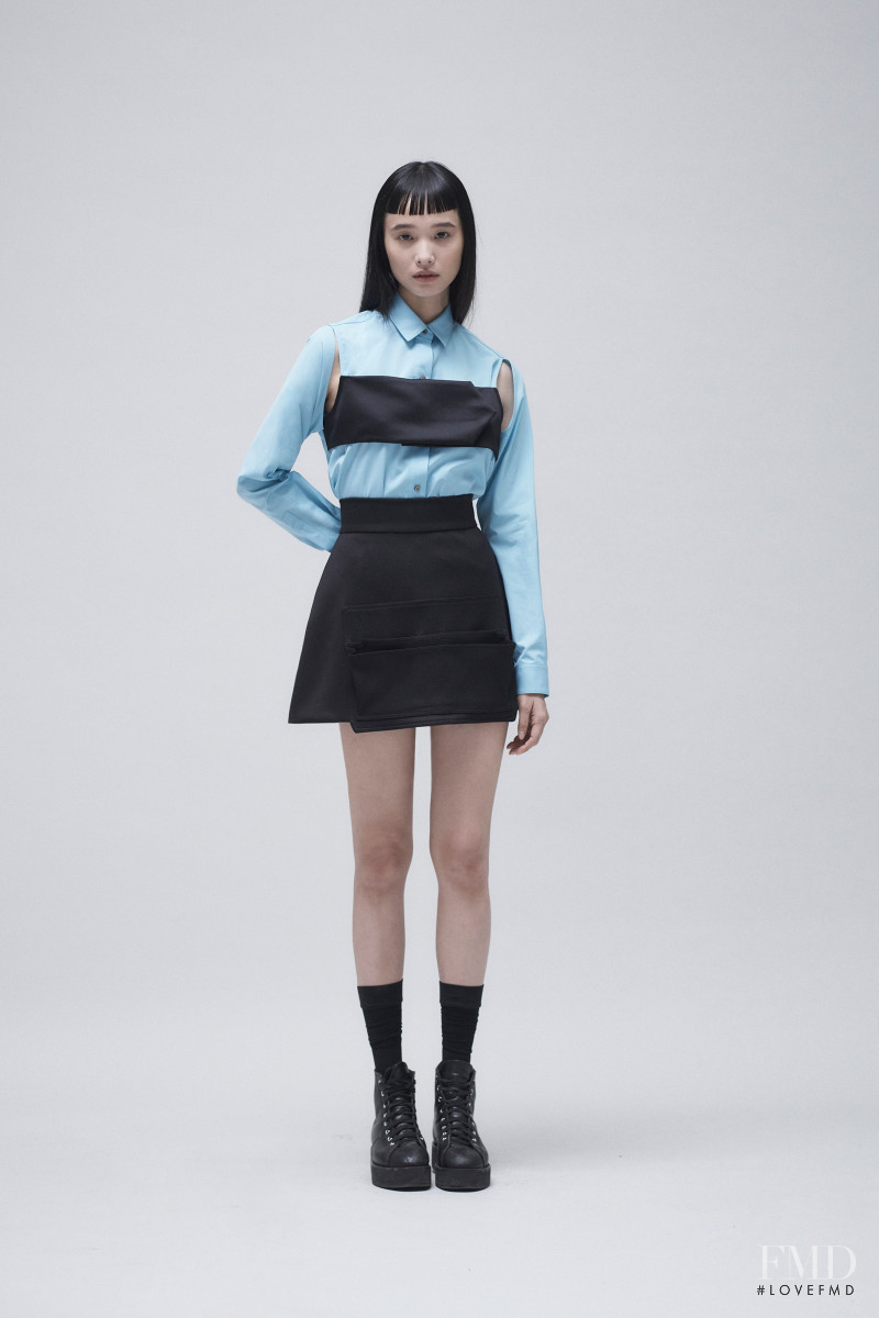 Kiko Arai featured in  the Ji Oh lookbook for Autumn/Winter 2020