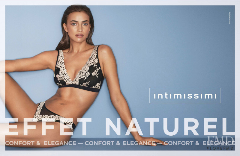 Irina Shayk featured in  the Intimissimi advertisement for Spring/Summer 2020