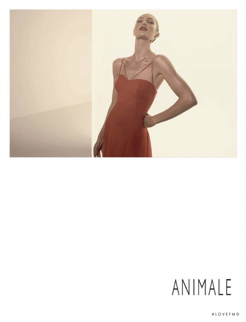 Candice Swanepoel featured in  the Animale advertisement for Autumn/Winter 2019