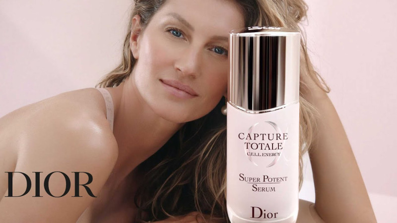 Gisele Bundchen featured in  the Dior Beauty advertisement for Spring/Summer 2020