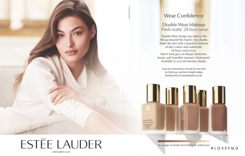Grace Elizabeth featured in  the Estée Lauder advertisement for Spring/Summer 2020