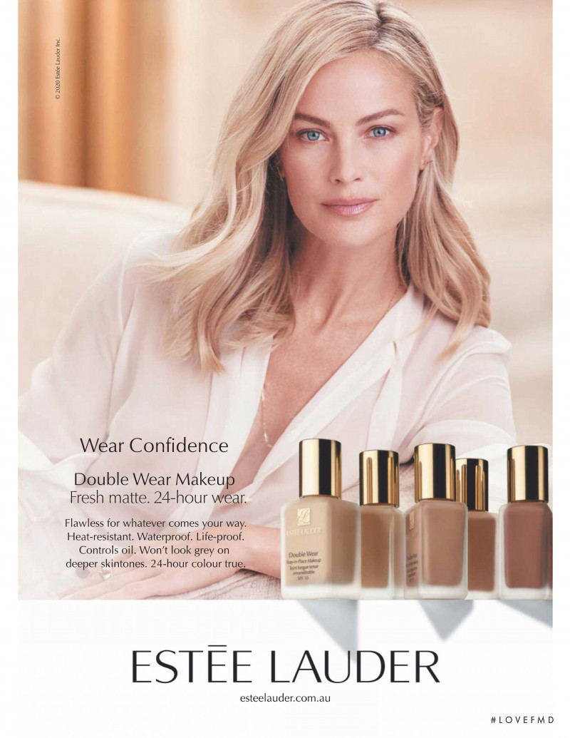 Carolyn Murphy featured in  the Estée Lauder advertisement for Spring/Summer 2020