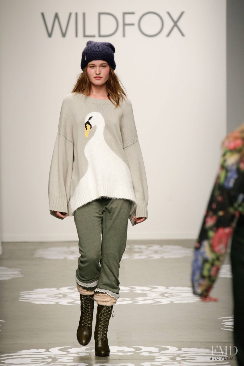 Adrianna Bach featured in  the Wildfox fashion show for Autumn/Winter 2014