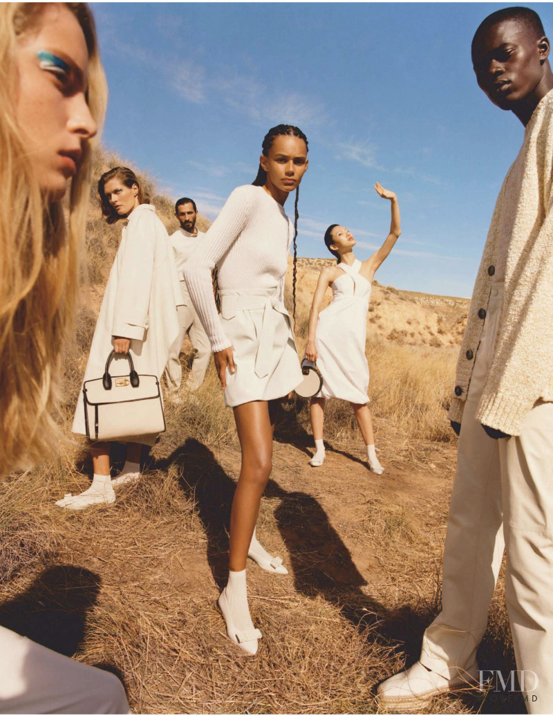 Abby Champion featured in  the Salvatore Ferragamo advertisement for Spring/Summer 2020