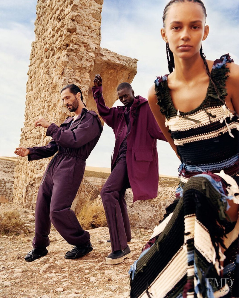 Binx Walton featured in  the Salvatore Ferragamo advertisement for Spring/Summer 2020