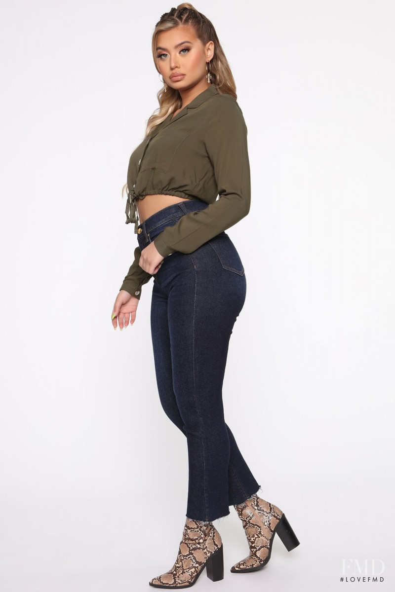 Sofia Jamora featured in  the Fashion Nova catalogue for Spring/Summer 2020