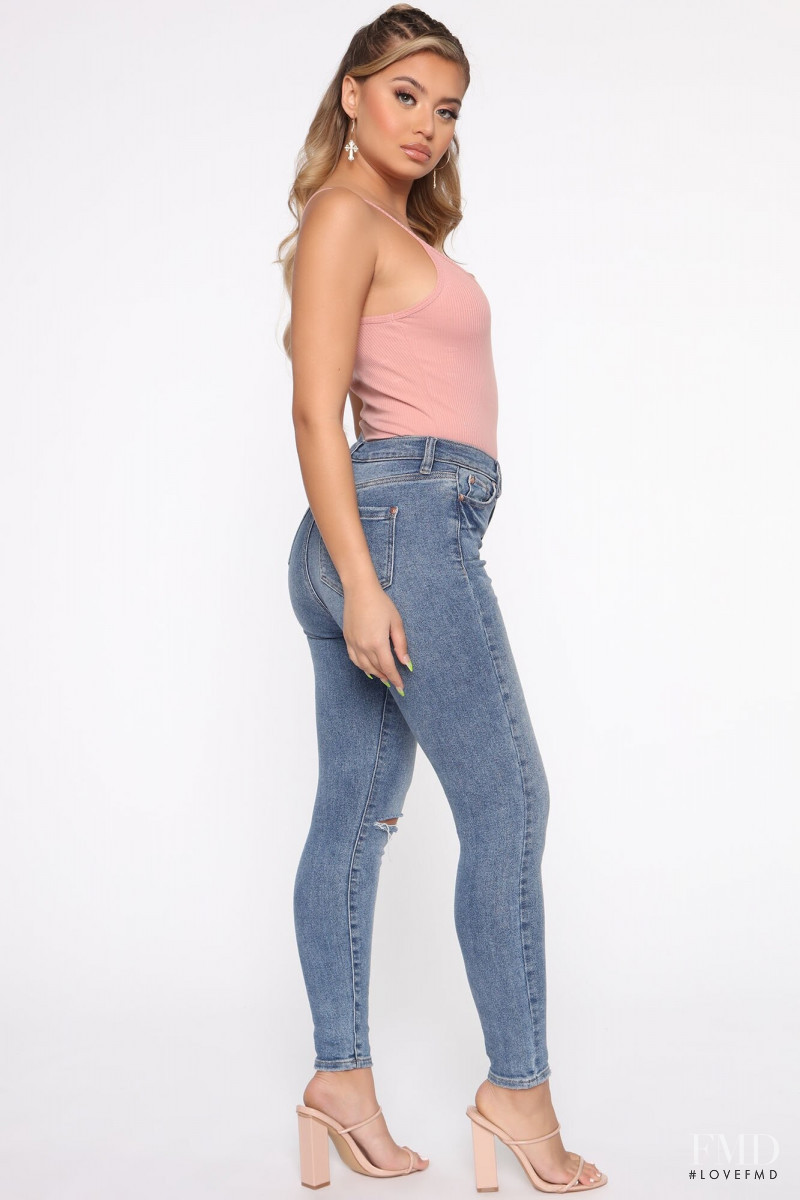 Sofia Jamora featured in  the Fashion Nova catalogue for Spring/Summer 2020