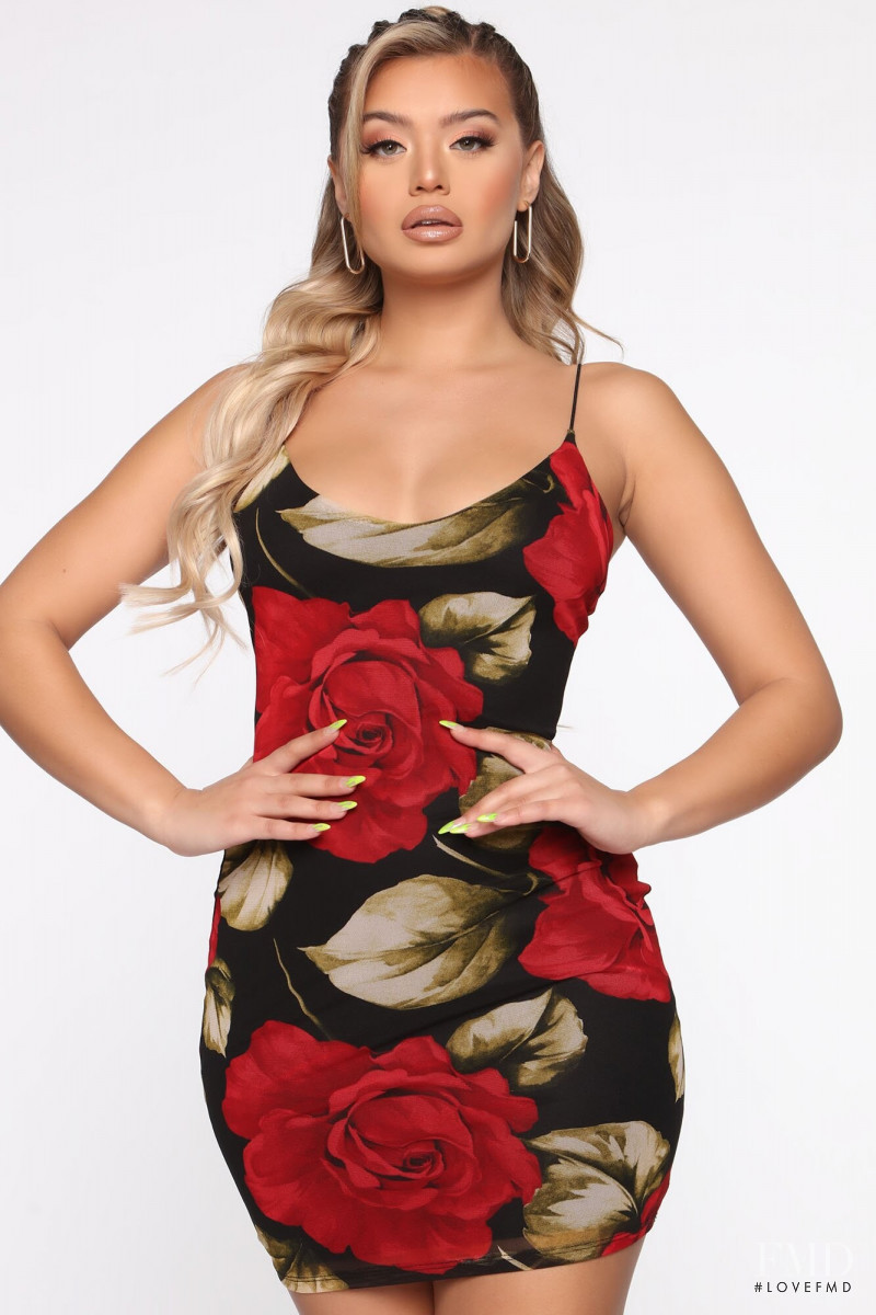 Sofia Jamora featured in  the Fashion Nova catalogue for Spring/Summer 2020