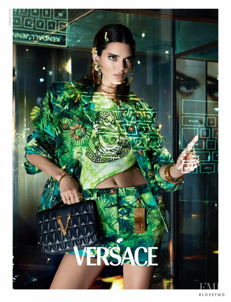 Kendall Jenner featured in  the Versace advertisement for Spring/Summer 2020