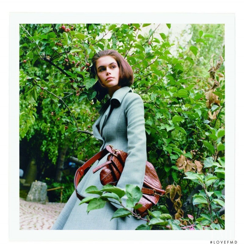 Kaia Gerber featured in  the Loewe advertisement for Spring/Summer 2020