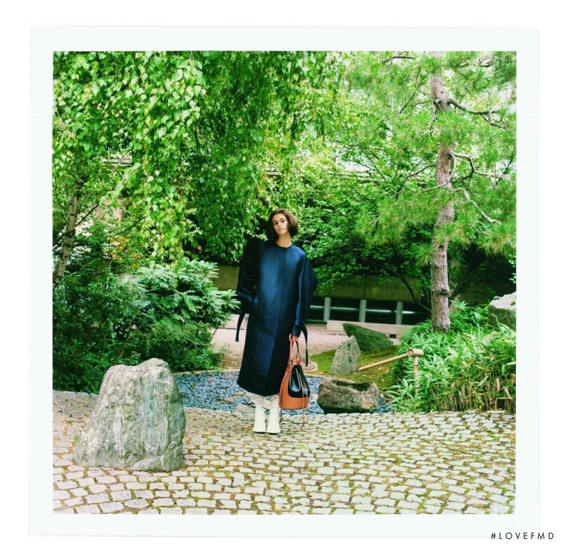 Kaia Gerber featured in  the Loewe advertisement for Spring/Summer 2020
