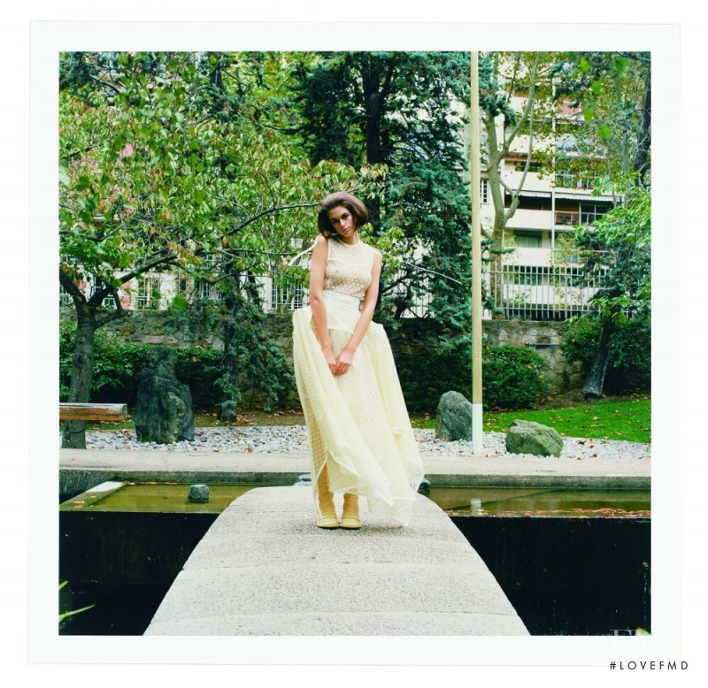 Kaia Gerber featured in  the Loewe advertisement for Spring/Summer 2020