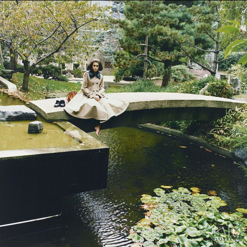 Kaia Gerber featured in  the Loewe advertisement for Spring/Summer 2020
