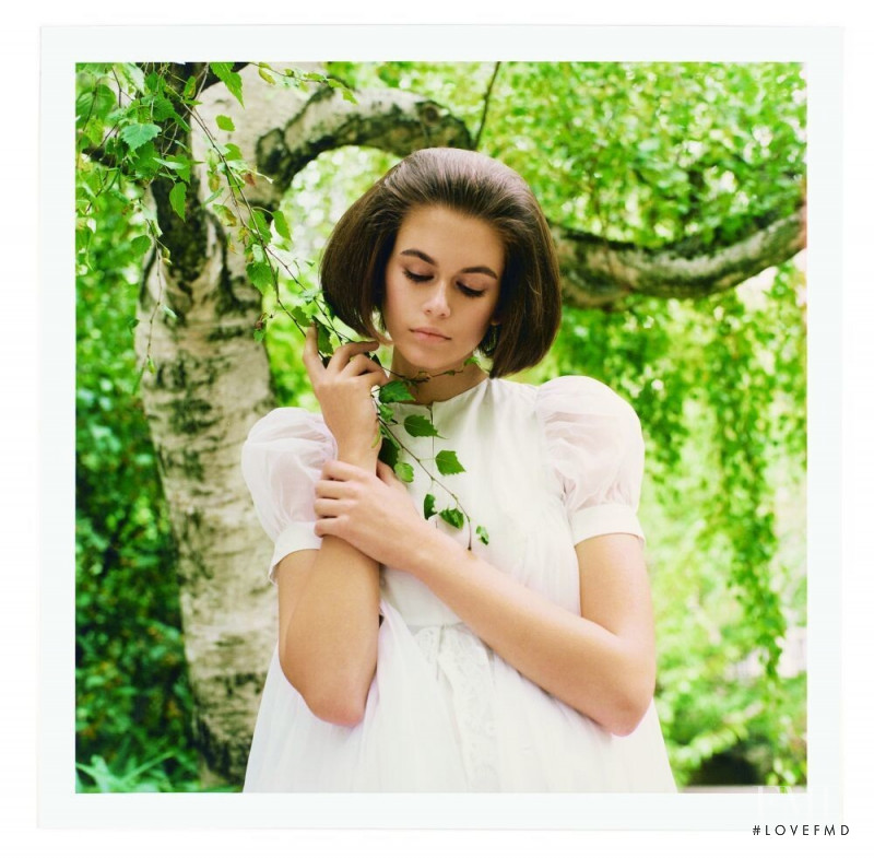 Kaia Gerber featured in  the Loewe advertisement for Spring/Summer 2020
