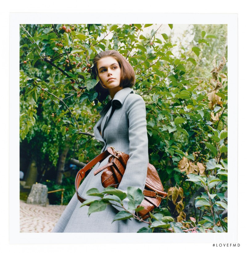 Kaia Gerber featured in  the Loewe advertisement for Spring/Summer 2020