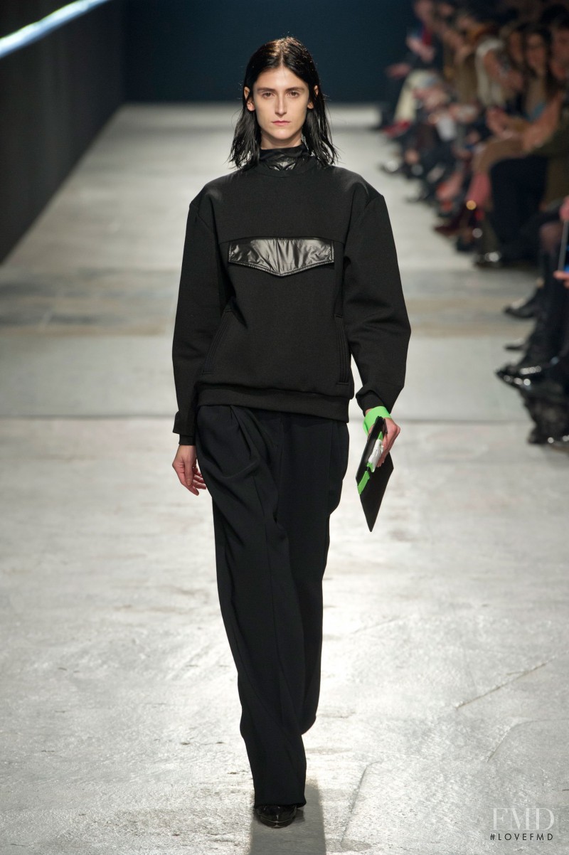 Daiane Conterato featured in  the Christopher Kane fashion show for Autumn/Winter 2014