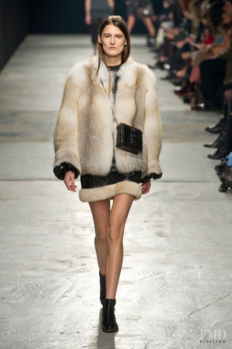 Marie Piovesan featured in  the Christopher Kane fashion show for Autumn/Winter 2014