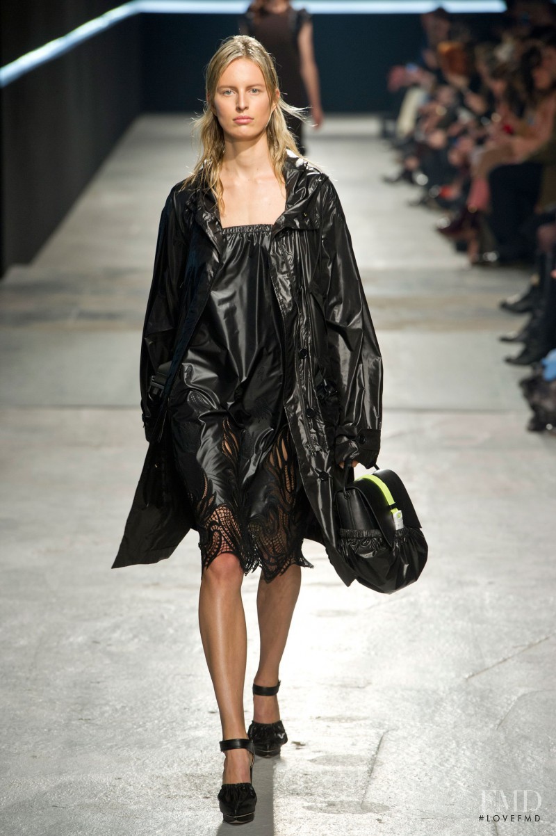 Karolina Kurkova featured in  the Christopher Kane fashion show for Autumn/Winter 2014