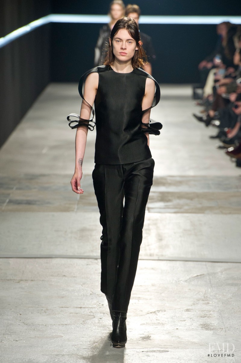 Kassandra Jensen featured in  the Christopher Kane fashion show for Autumn/Winter 2014