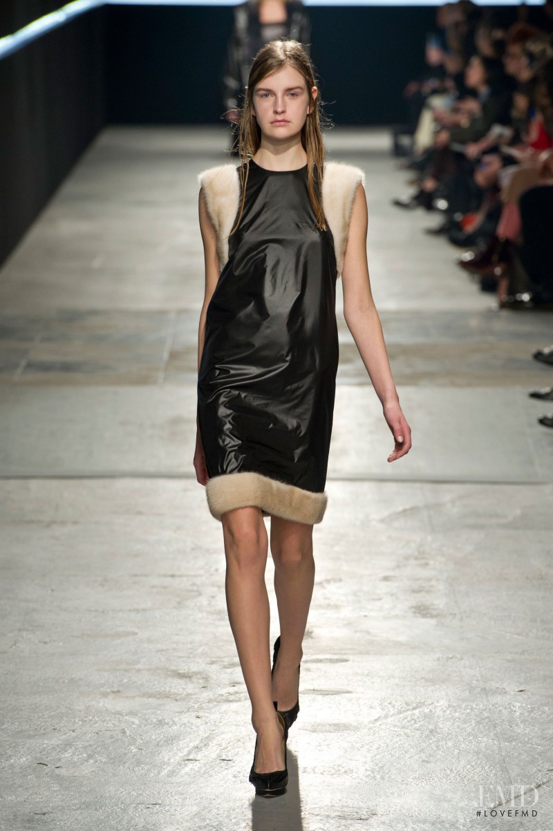 Ieva Palionyte featured in  the Christopher Kane fashion show for Autumn/Winter 2014