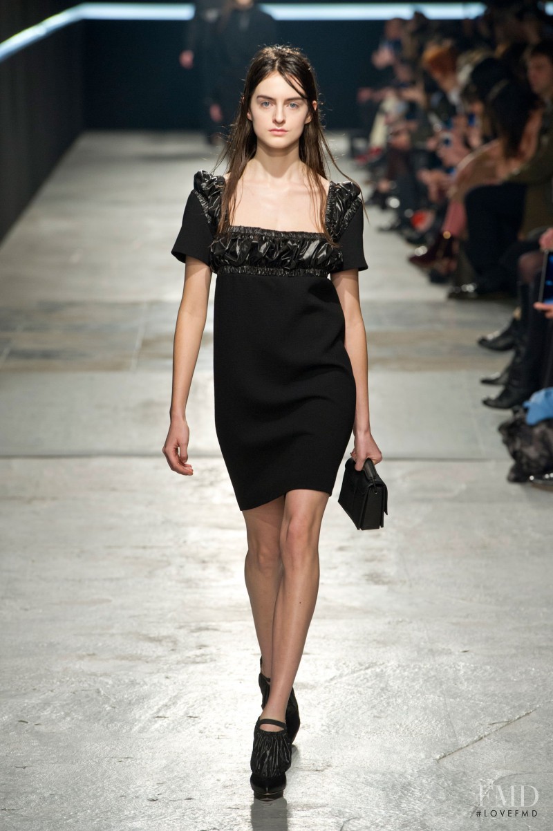 Georgia Taylor featured in  the Christopher Kane fashion show for Autumn/Winter 2014