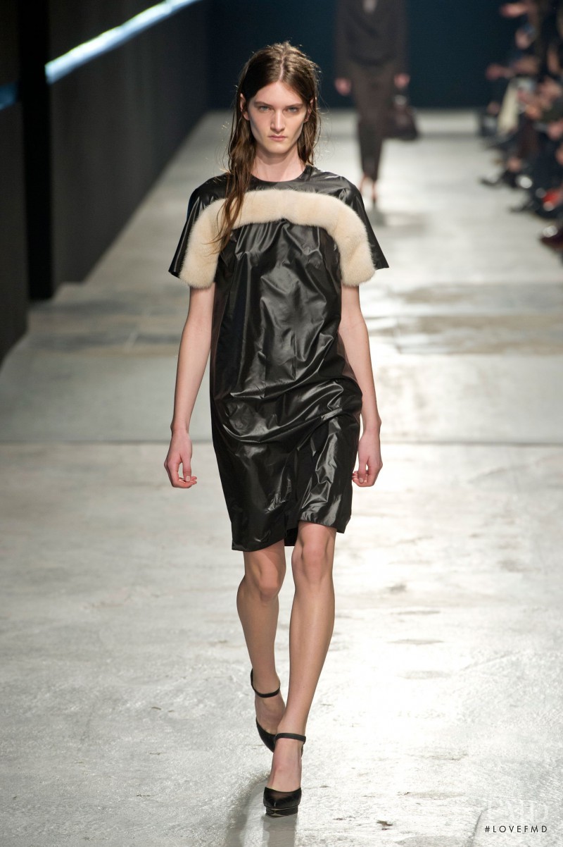 Carly Moore featured in  the Christopher Kane fashion show for Autumn/Winter 2014