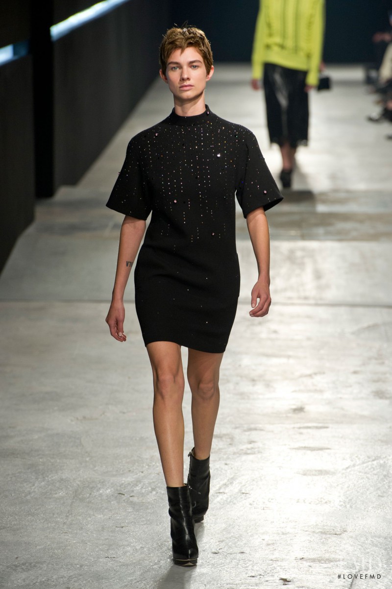 Harmony Boucher featured in  the Christopher Kane fashion show for Autumn/Winter 2014