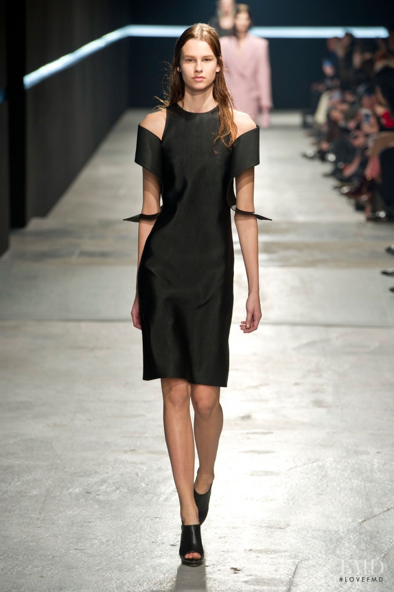 Mariina Keskitalo featured in  the Christopher Kane fashion show for Autumn/Winter 2014