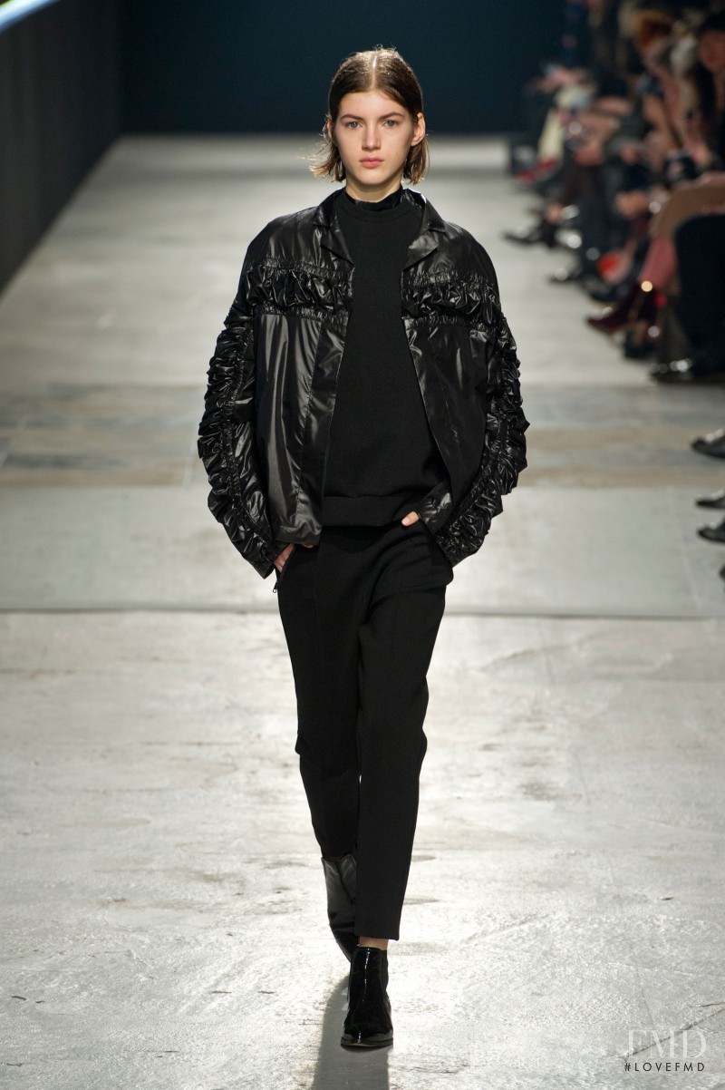 Valery Kaufman featured in  the Christopher Kane fashion show for Autumn/Winter 2014
