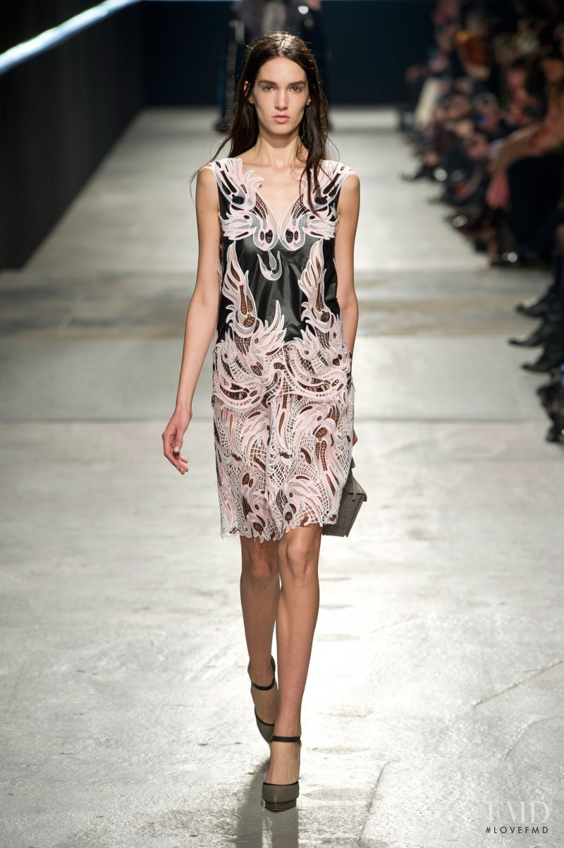Tabitha Hall featured in  the Christopher Kane fashion show for Autumn/Winter 2014