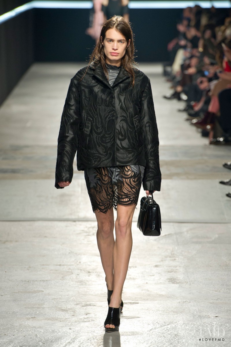 Constanza Saravia featured in  the Christopher Kane fashion show for Autumn/Winter 2014