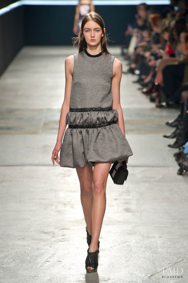 Marije Kea featured in  the Christopher Kane fashion show for Autumn/Winter 2014