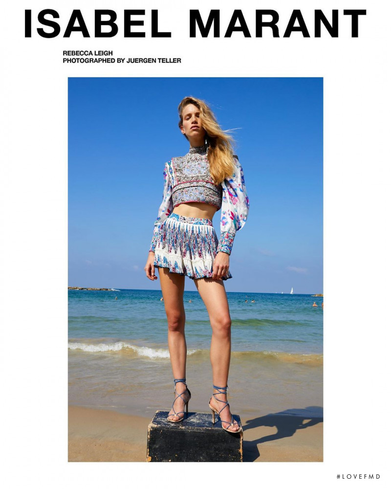 Rebecca Leigh Longendyke featured in  the Isabel Marant advertisement for Spring/Summer 2020