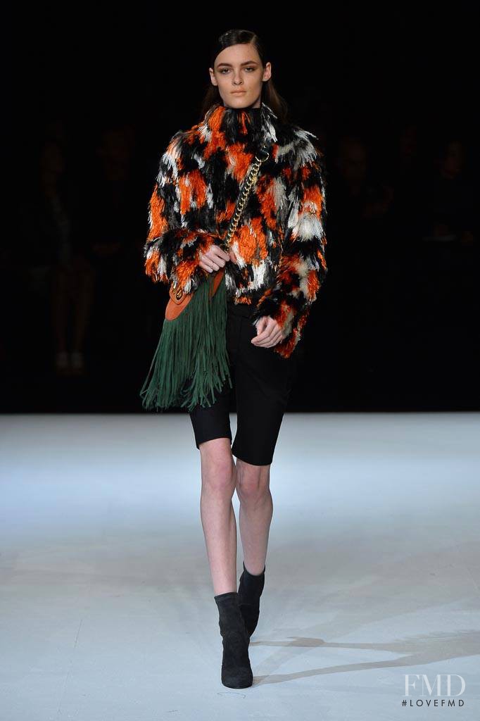 Kremi Otashliyska featured in  the Just Cavalli fashion show for Autumn/Winter 2014
