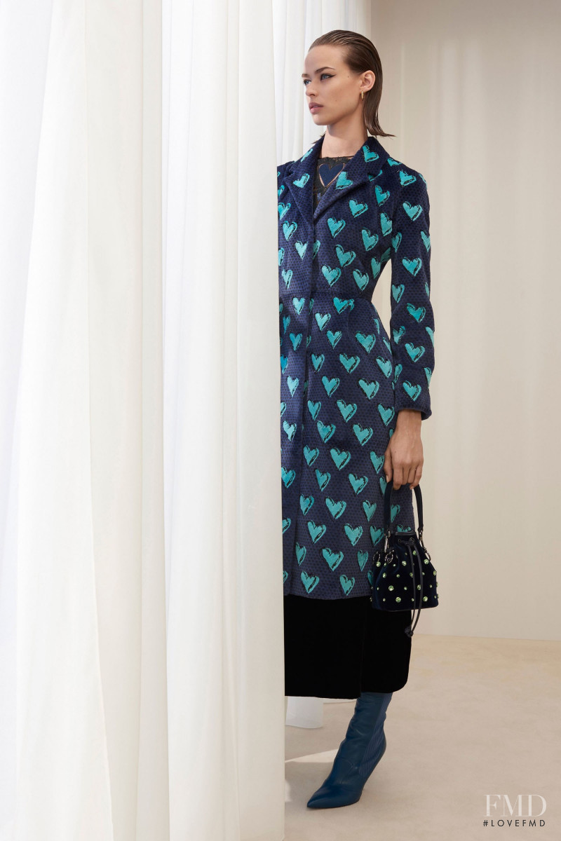 Birgit Kos featured in  the Fendi lookbook for Pre-Fall 2018